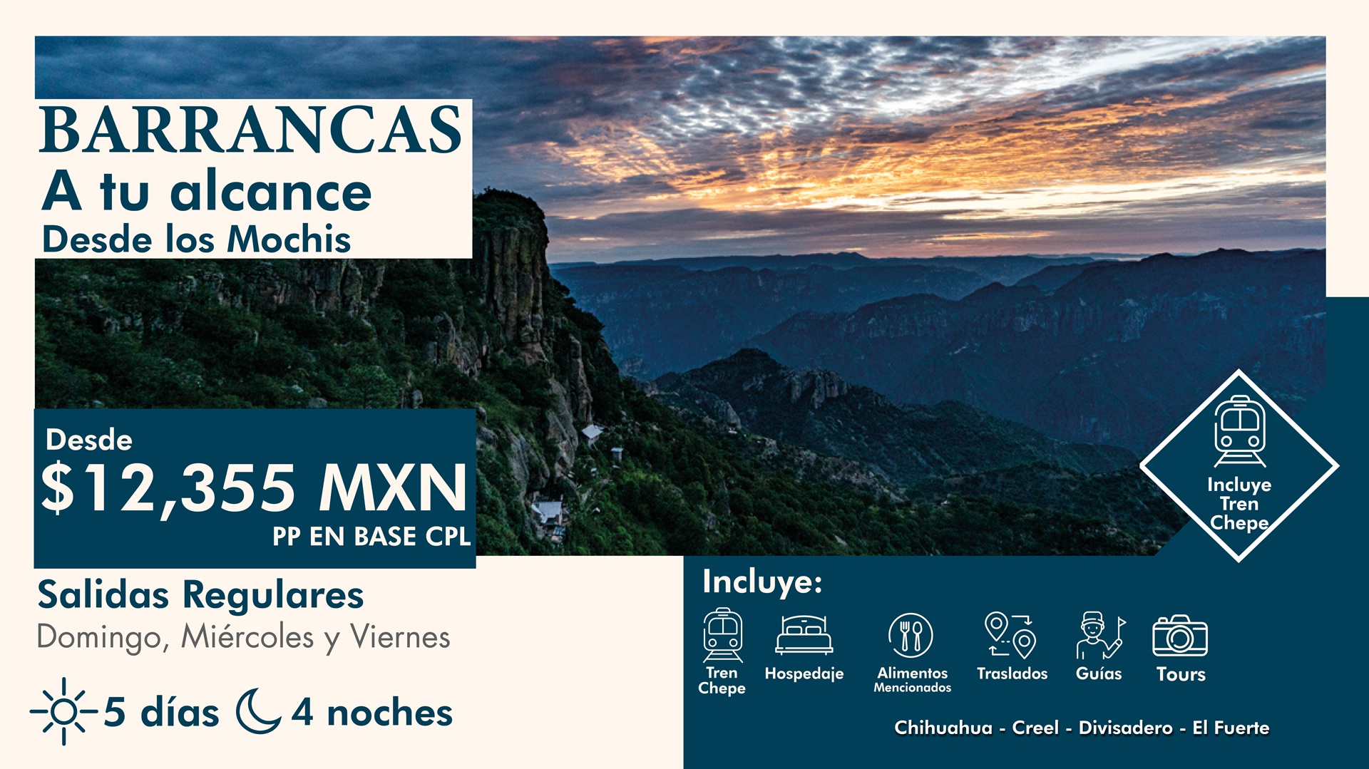 Barrancas a tu Alcance Desde los Mochis